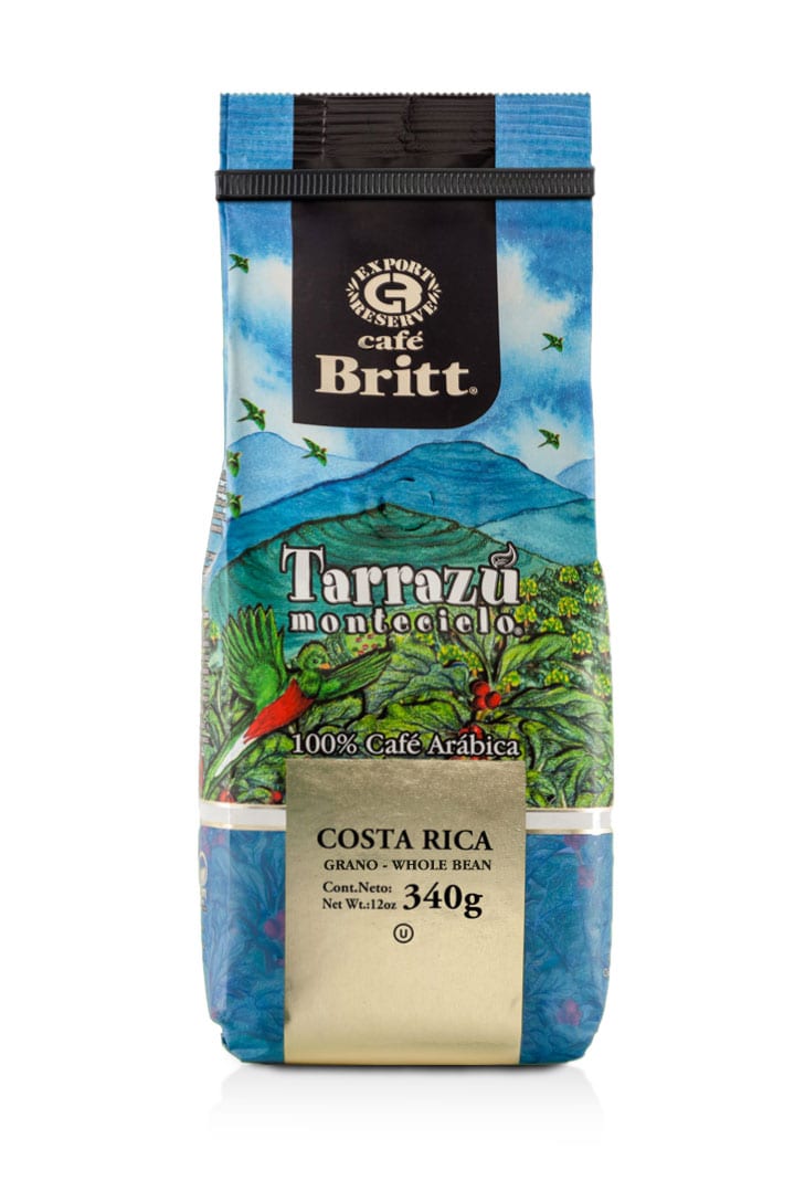 Cafe Britt Costa Rica Tarrazú Montecielo coffee 100