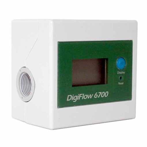 Digi Flow 6700M DigiFlow Volume Totalizer and Flow Rate Indicator Count up. - Image 3