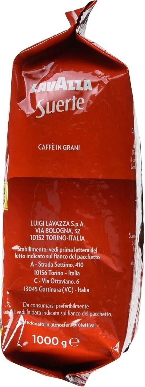 LAVAZZA Suerte Coffee Beans , the original Italian coffee beans 1KG - Image 3