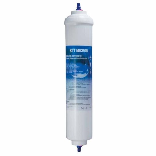 K3 Microfilter 1 Micron Carbon Block Inline Water Filter - 1/4'' Push Fit (1 um) - Image 2