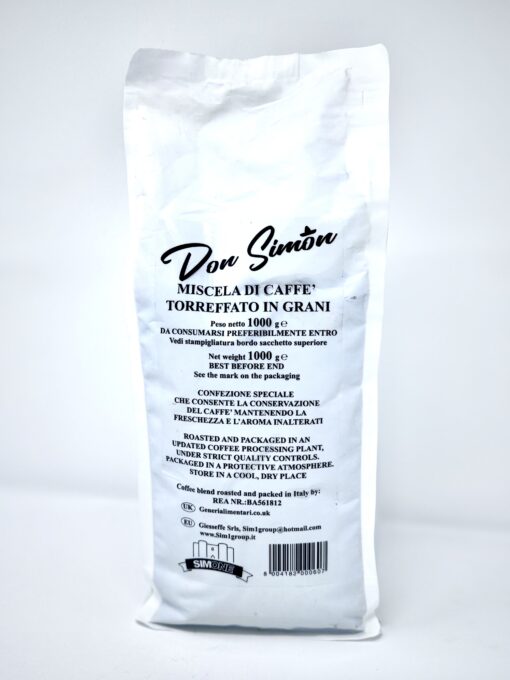 Don Simón Italian coffee blend, roasted coffee beans 1000g (1kg) by SIMONE