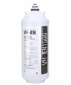 Fluux VH-IEN-1500 Ion Exchange Water Filter Cartridge, Commercial Hot Beverage Equipment Filter, Scale and Chlorine Reduction