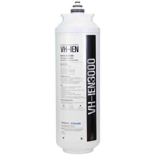 Fluux VH-IEN-3000 Ion Exchange Water Filter Cartridge, Commercial Hot Beverage Equipment Filter, Scale and Chlorine Reduction , no head