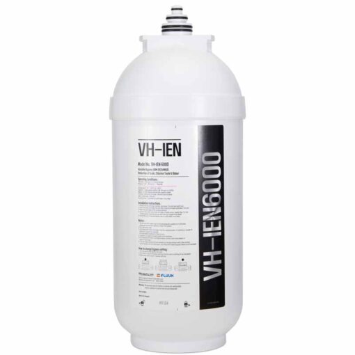 Fluux VH-IEN-6000 Ion Exchange Water Filter Cartridge, Commercial Hot Beverage Equipment Filter, Scale and Chlorine Reduction , no head