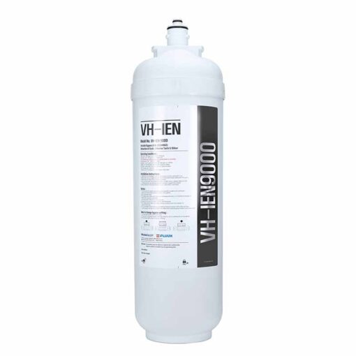 Fluux VH-IEN- 9000 Ion Exchange Water Filter Cartridge, Commercial Hot Beverage Equipment Filter, Scale and Chlorine Reduction , no head