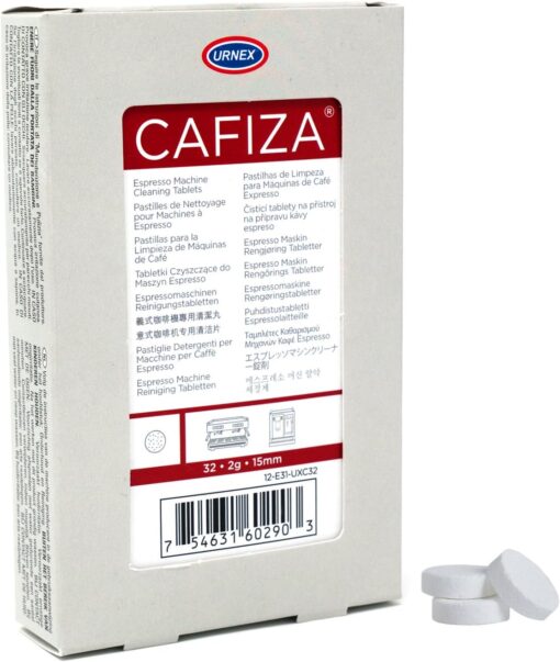 Urnex Cafiza E31 Espresso and Bean to cup coffee machine cleaning tablets 32 pack